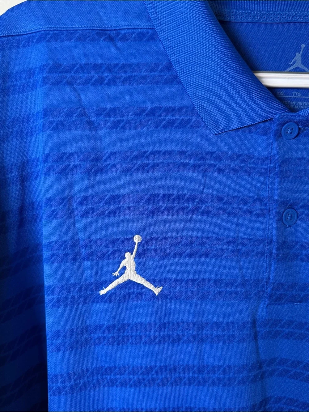 Nike Jordan Dri-FIT Victory Coaches Polo Men XXL Game Royal Blue NWT FN6924-495